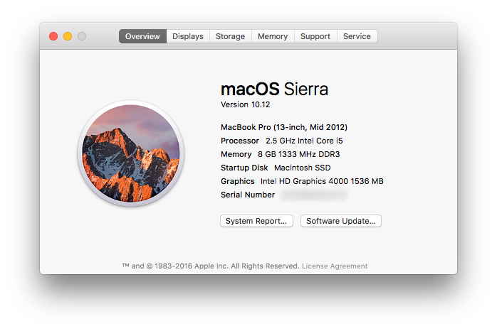 MacBook Pro mid-2012